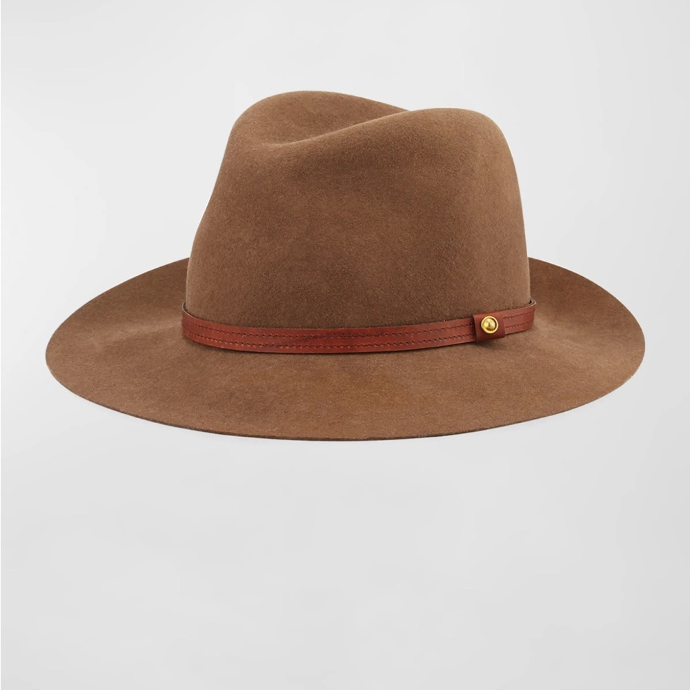 Rag and Bone Floppy Brim Wool Fedora Hat